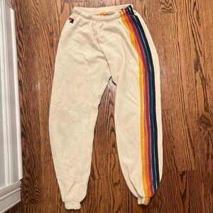 5 Stripe Sweatpants - Vintage White